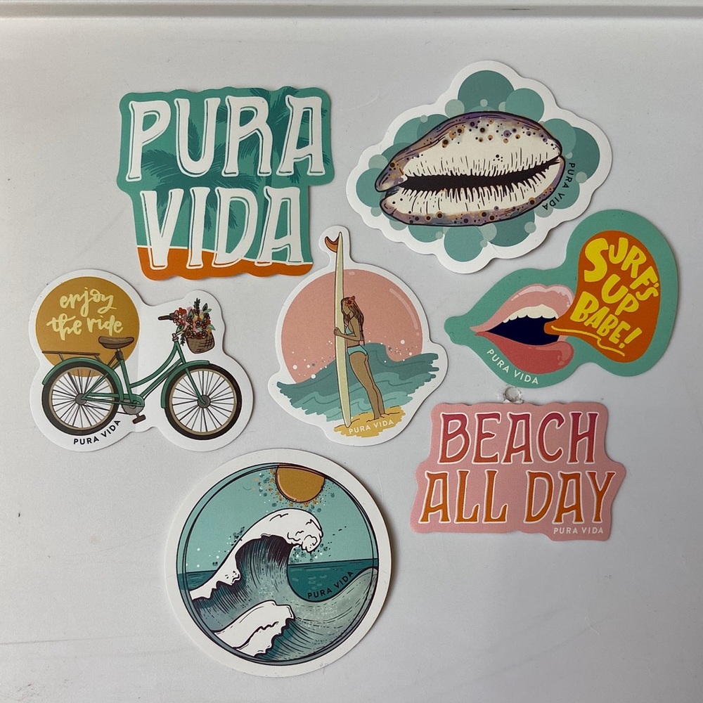 PURA VIDA STICKERS